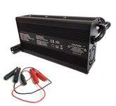 5A Ersatzladegerät XT30 54V 270 Watt für 48V LiFePo4 Akkus Aktiver Lüfter Krokodilklemmen